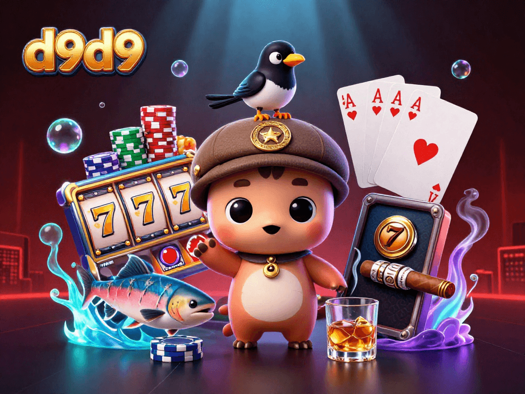 Naglalaro ng d9d9 gamit ang masayang cartoon na mga karakter at slot reels na puno ng sorpresa.