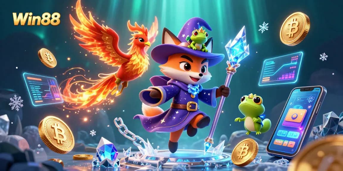 Win88 offers thrilling gaming opportunities with mystical 3D elements and vibrant visuals.