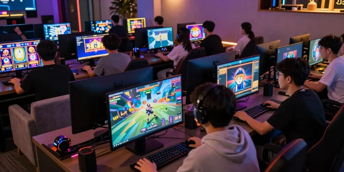 Players enjoying engaging online games on Cika4D platform with vibrant atmosphere.