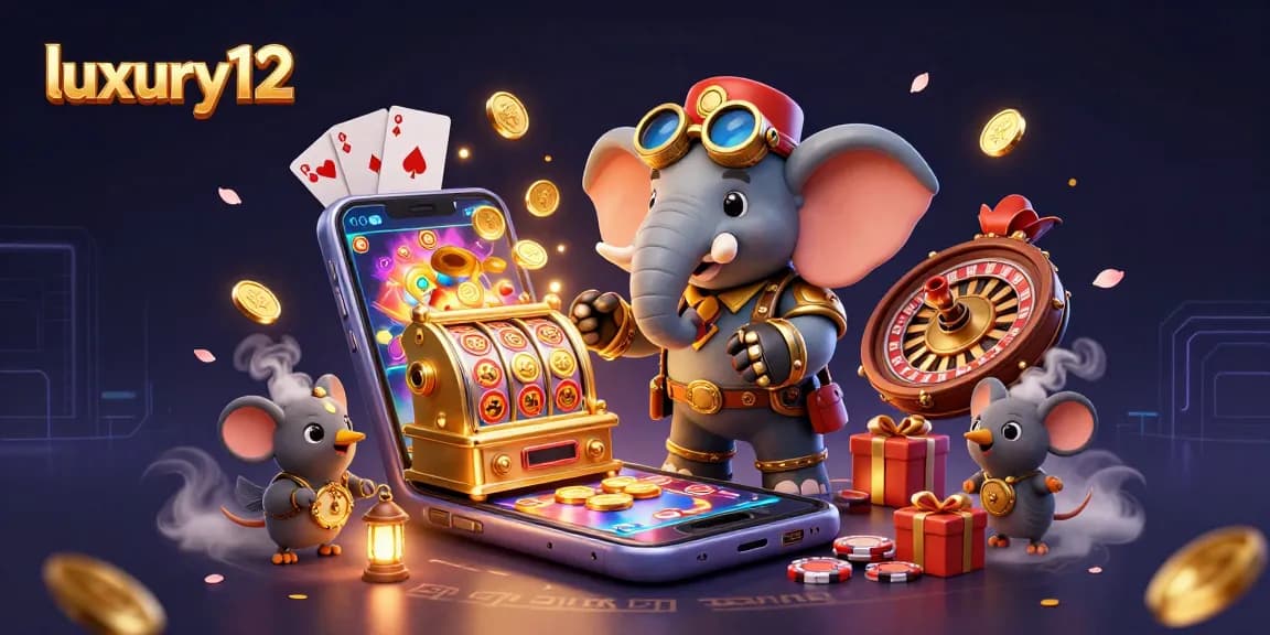 Slot game dan elemen kasino di luxury12 yang penuh petualangan dan kesenangan.