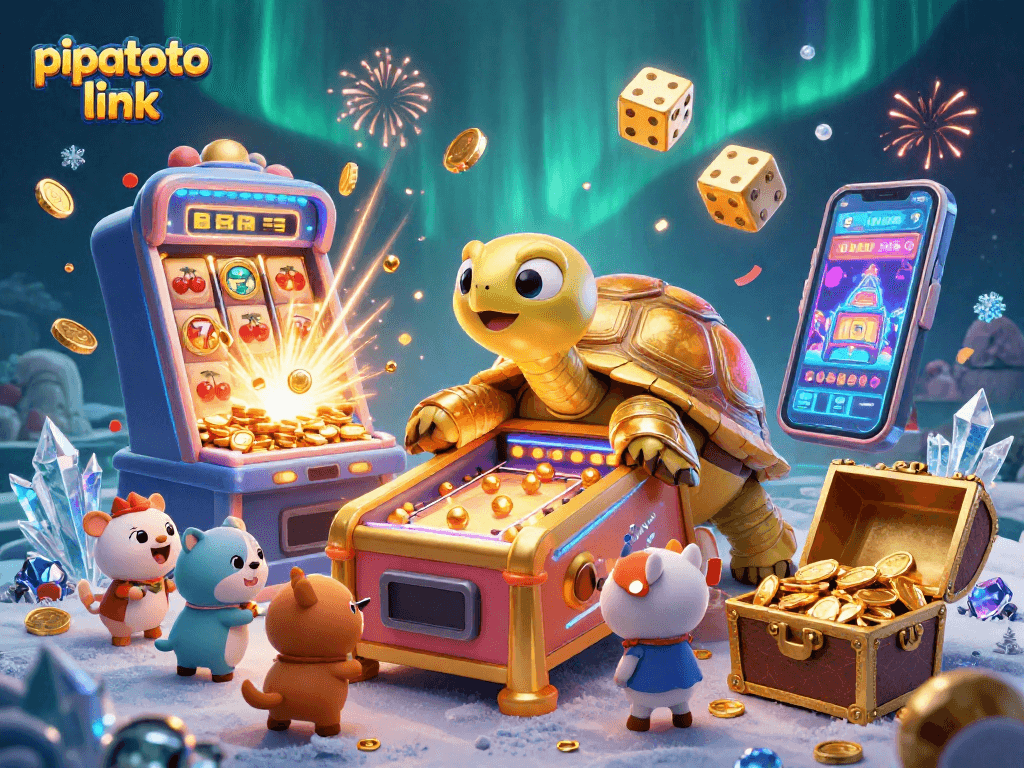 Engage with the thrilling pipatoto link gaming experience featuring a lively casino scene.