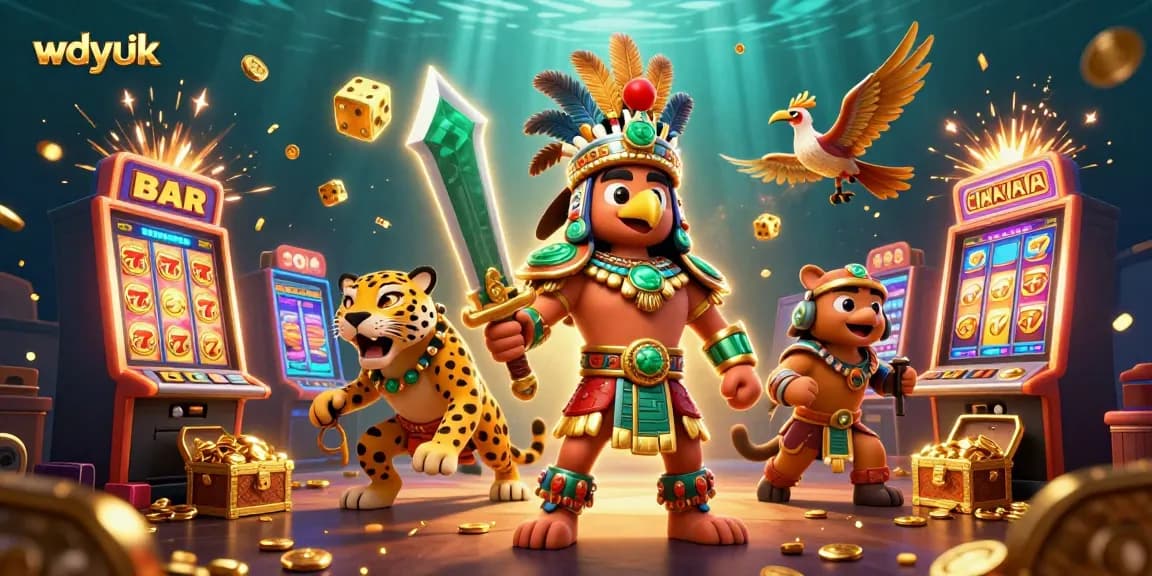 Experience thrilling jackpots with wdyuk's 3D casino adventure featuring dynamic slot machines.