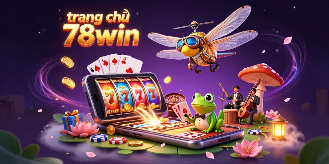 Win big with trang chủ 78win in this colorful casino scene showing vibrant card games and thrilling moments.