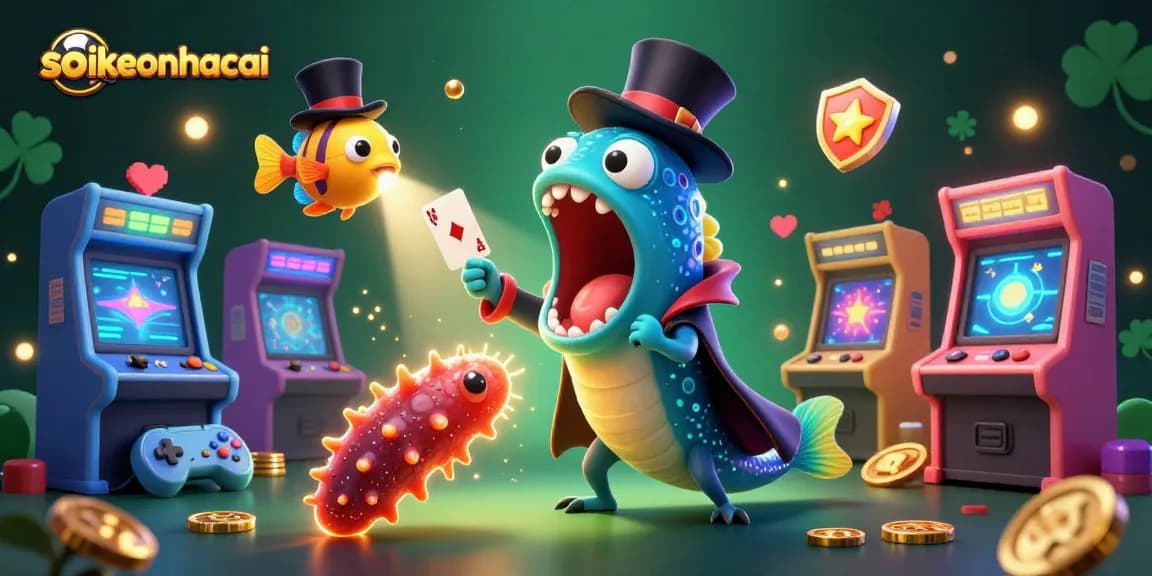 Engage in thrilling soikeonhacai bets with dynamic casino-themed characters in vibrant 3D art.