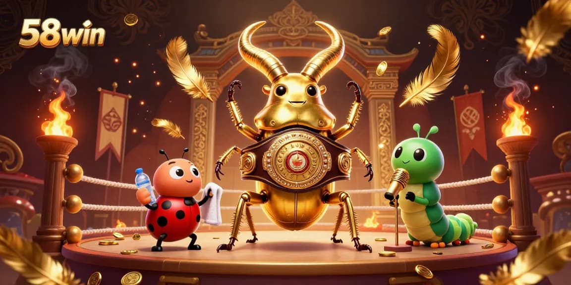 Engage with thrilling casino games at 58win, where giant characters compete in an exciting visual arena.