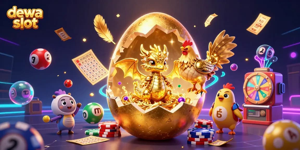 Play exciting games at dewa slot with dynamic colorful elements and thrilling casino atmosphere.
