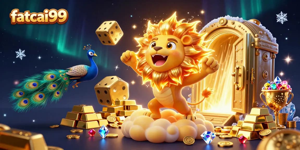 Experience the excitement of fatcai99 with vibrant 3D casino elements and dynamic characters.