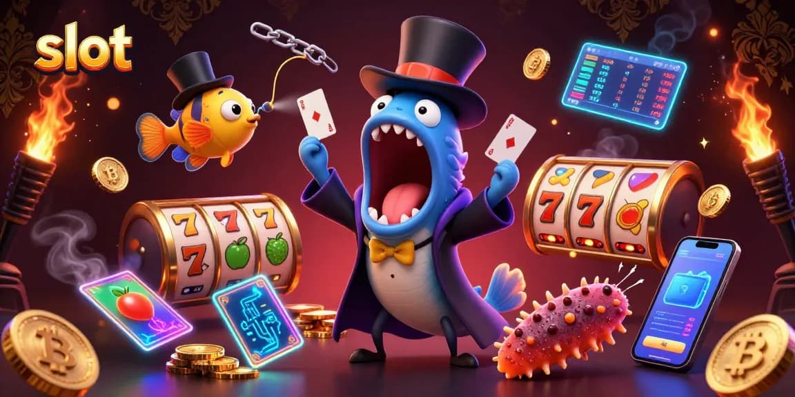 Slot online dengan simbol buah dan jackpot dalam ilustrasi magis kelautan yang menakjubkan.
