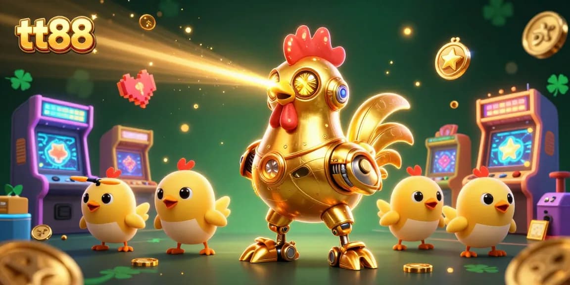 Engage in thrilling gameplay at tt88, featuring retro-futuristic elements and dynamic casino inspirations.