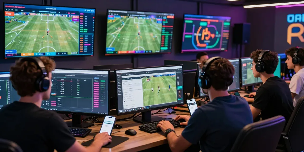 Engaging betting environment showcasing esportes da sorte paraguay with dynamic analysis and enthusiastic bettors.