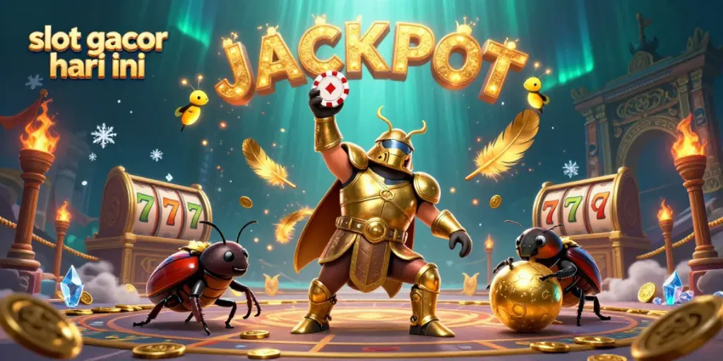 Gambar menarik slot gacor hari ini dengan karakter unik di arena judi.
