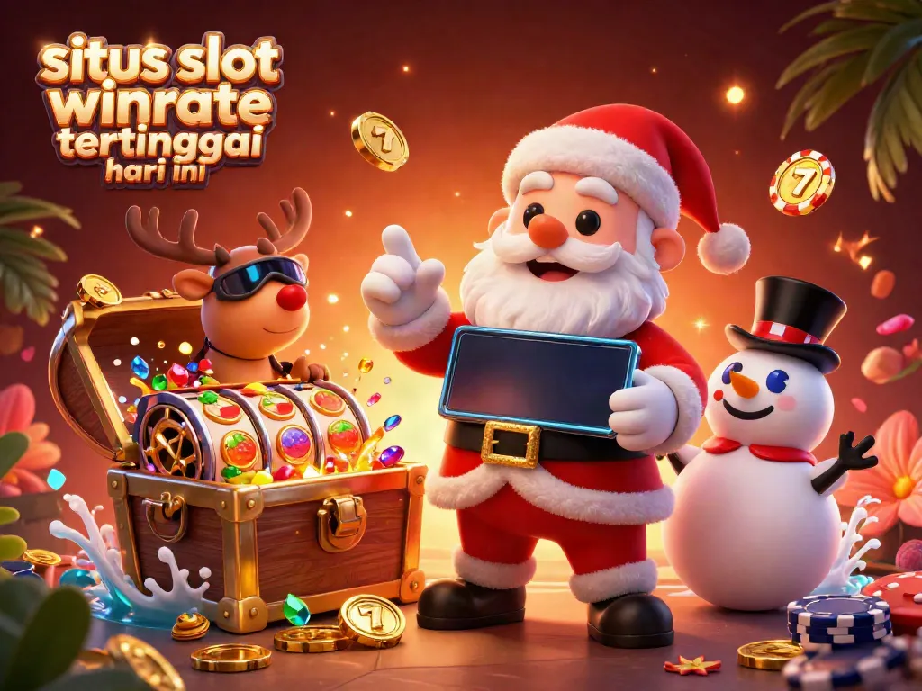 Mainkan situs slot winrate tertinggi hari ini dengan gambar bertema kasino ceria dan menguntungkan.