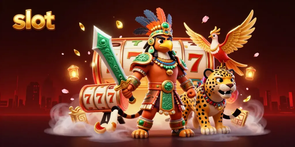Experience thrilling slot adventures with dynamic characters and vivid game elements.