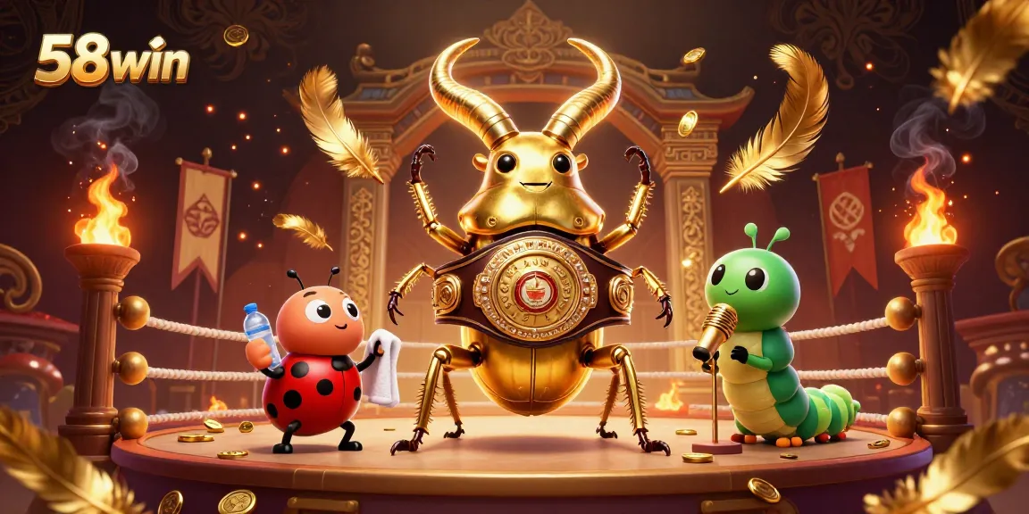 Engage with thrilling casino games at 58win, where giant characters compete in an exciting visual arena.