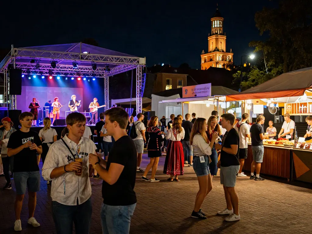 Enjoying cultural events at Šiauliai's lively festivals showcased on https://kurpramogauti.lt/.