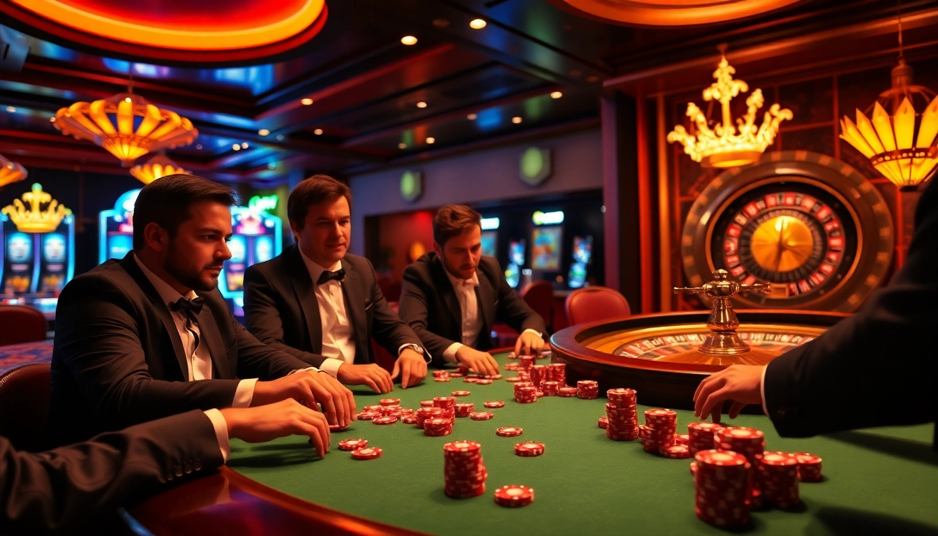Experience the thrill of king 88 at a high-stakes poker table with vibrant action and luxurious ambiance.
