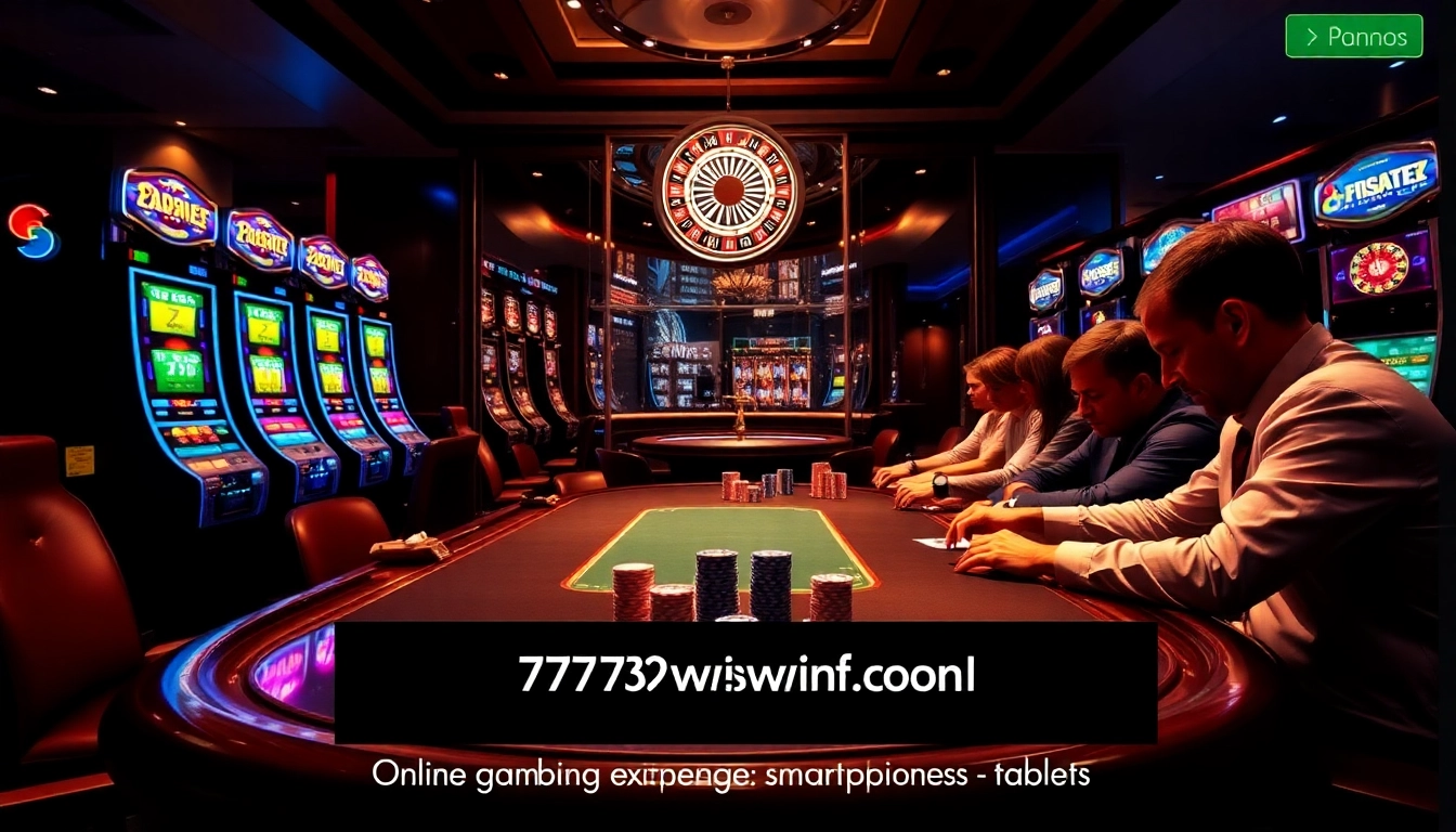 Experience the thrill of gaming at http://789winf.com/ with vibrant slot machines and high-stakes poker tables.